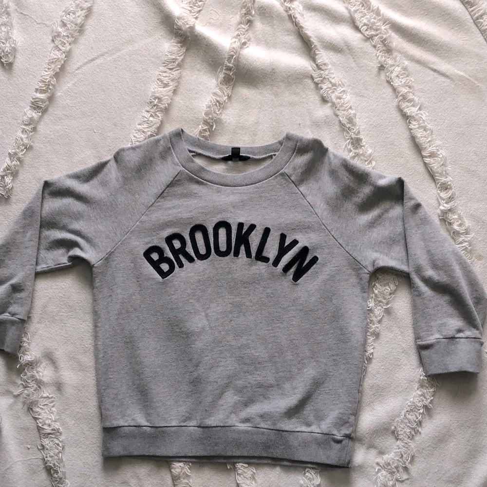 "Brooklyn" pullover sweatshirt